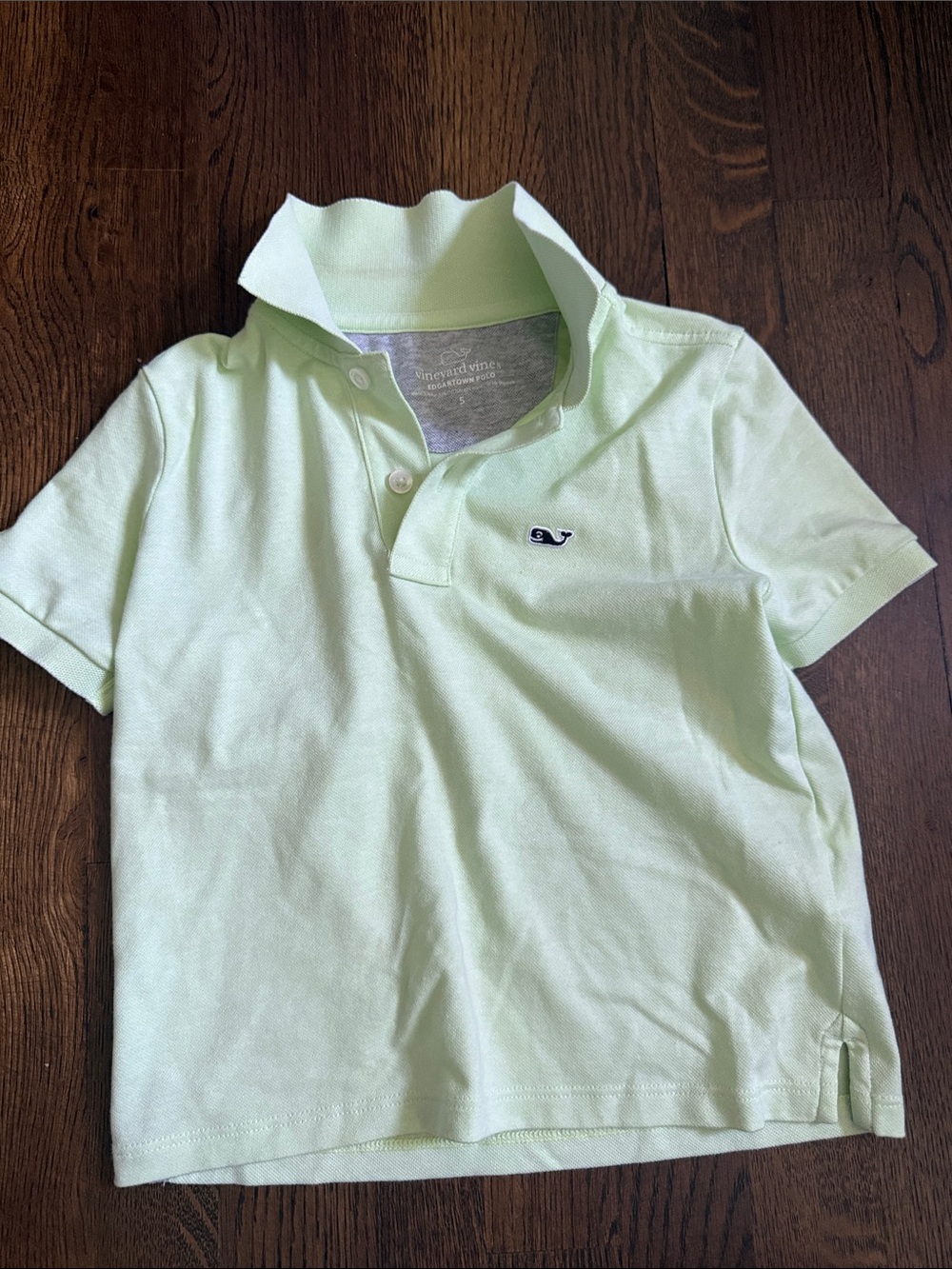 Vineyard Vines Pale Green Men’s Polo with Whale Logo